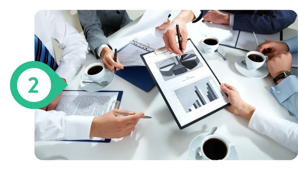 showing web development planning phase