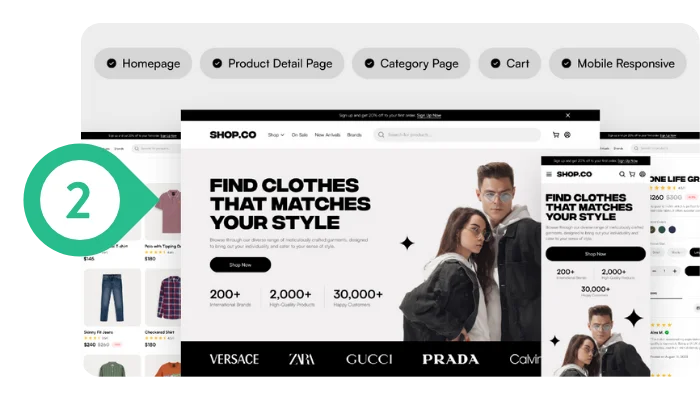 a screenshot of a good e-commerce website design.
